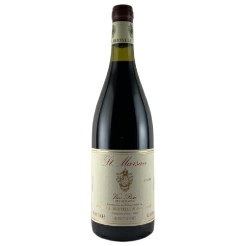 ベルテッリ サン マルサン ロッソ シラー 2009 750ml 赤ワイン イタリア ピエモンテ フルボディ ギフト対応可 ラッピング ボックス 1本用 2本用 熨斗 誕生日 プレゼント お祝い [[wrap01][wrap03]｜SAKE People