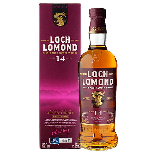 ロッホローモンド 14年 46% 700ml 箱付 シングルモルト スコッチ ウイスキー ギフト対応可 ラッピング 熨斗 誕生日 プレゼント お祝い [[wrap04]