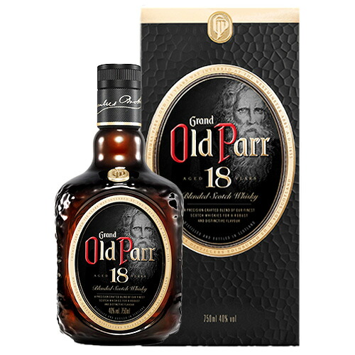 Old Parr（オールドパー） 18年 40% 750ml 箱付 ブレンデッド スコッチ ウイスキー ギフト対応可 ラッピング 熨斗 誕生日 プレゼント お祝い [[wrap04]｜SAKE People