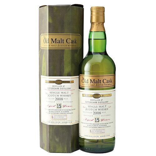 ハンターレイン OMC（オールド モルト カスク）25周年記念 フェッターケアン 2008 15年 ワインカスク 50% 700ml 箱付 シングルモルト スコッチ ウイスキー 送料無料 ギフト対応可 ラッピング 熨斗 誕生日 プレゼント お祝い [[wrap04]