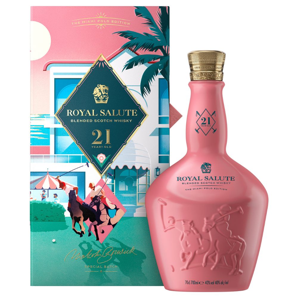【正規輸入品】Eコマースチャネル限定 ローヤルサルート 21年 マイアミ ポロ エディション 40% 700ml 箱付 ブレンデッド スコッチ ウイスキー ギフト対応可 ラッピング 熨斗 誕生日 プレゼント お祝い [[wrap04]｜SAKE People