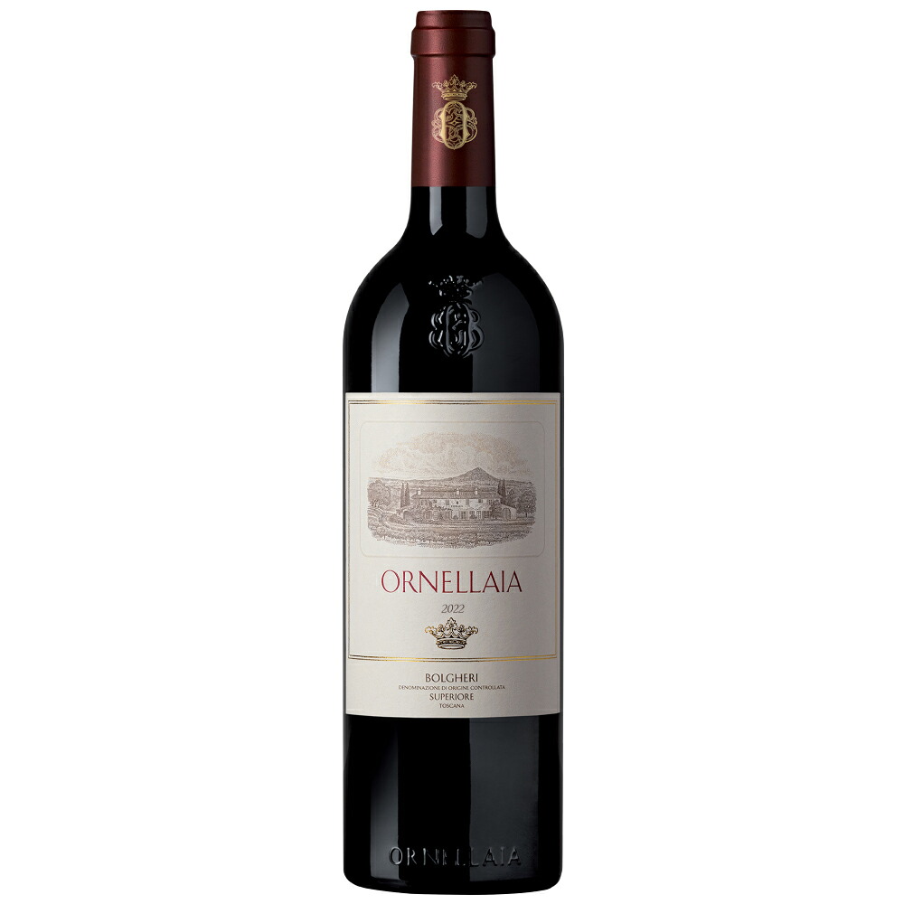 オルネライア 2022 テヌータ デル ORNELLAIA 750ml 赤ワイン イタリア トスカーナ フルボディ ギフト対応可 ラッピング ボックス 1本用 2本用 熨斗 誕生日 プレゼント お祝い [[wrap01][wrap03]