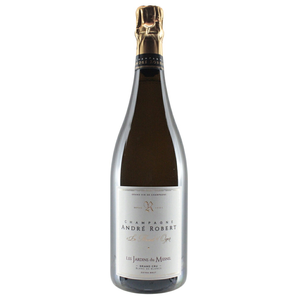 アンドレ ロベール レ ジャルダン デュ メニル エクストラ ブリュット NV 750ml 箱なし シャンパン シャンパーニュ 極辛口 ギフト ラッピング ボックス 1本用 2本用 熨斗 誕生日 プレゼント お祝い [[wrap01][wrap03]｜SAKE People