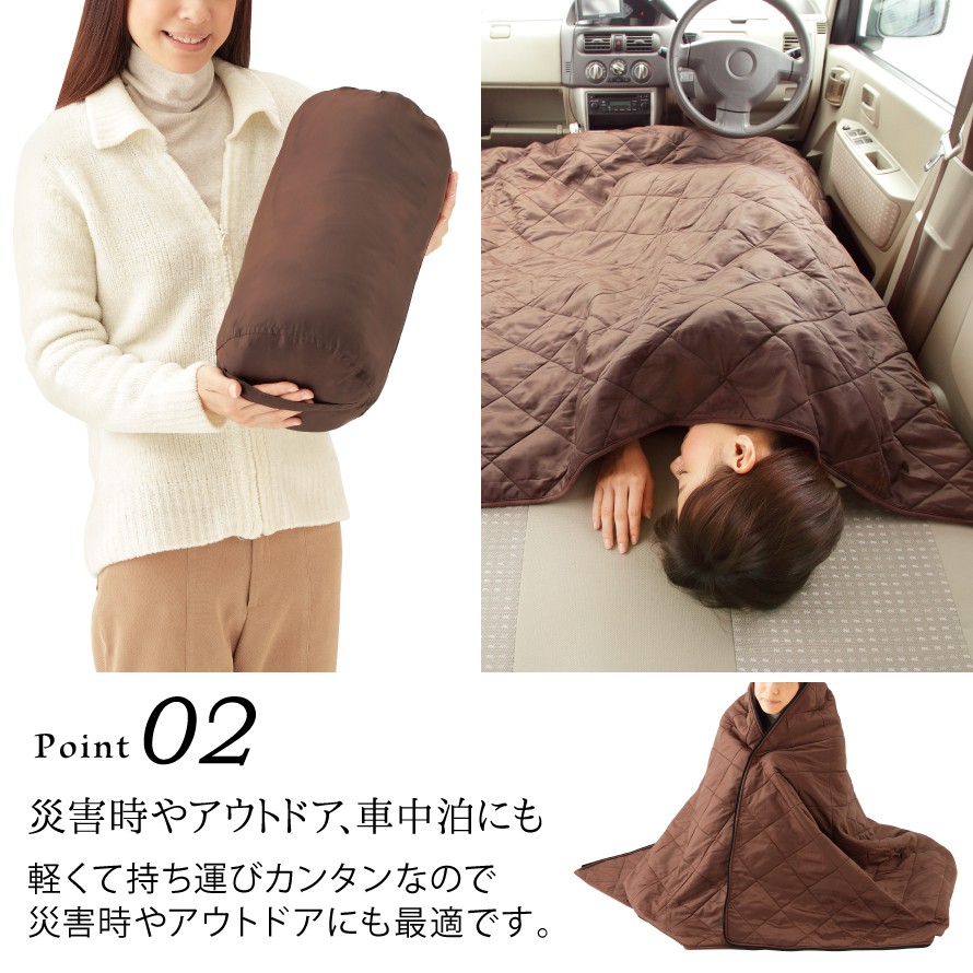 楽天市場 寝袋 冬 洗える コンパクト アウトドア キャンプ 車中泊 ソロキャン ひざ掛け 掛け布団 冬用 避難 災害 防災 シュラフ 軽い 軽量 電気不要 あったか 暖かい あったかグッズ アルミシート 中綿 保温 節電 3way 暖暖あったか3ｗａｙシュラフ ココチのくらし雑貨店