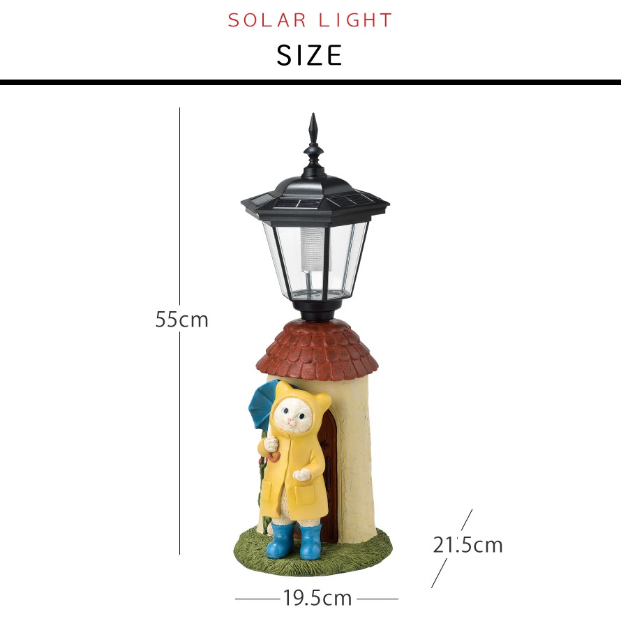 楽天市場 ソーラーライト ガーデンライト 屋外 庭 おしゃれ センサー 防雨 自動点灯 猫 ネコ アニマル 動物 オーナメント 置物 オブジェ エクステリア 屋外照明 電池不要 猫好き ネコ好き 猫グッズ ネコグッズ ソーラー ライト 照明 ガーデン 玄関 太陽光 玄関ライト