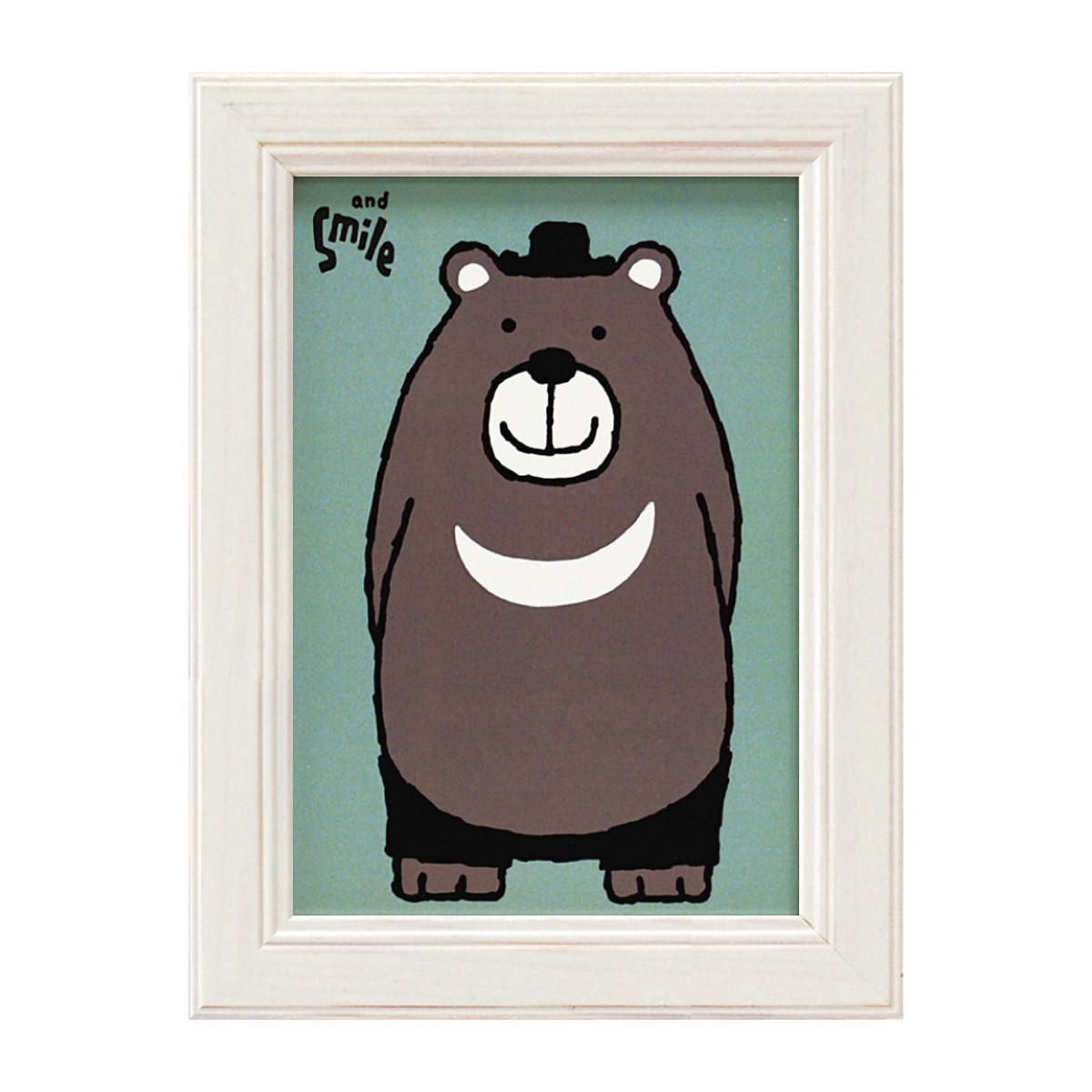 アンティークアート 動物のイラスト 木製フレーム付き sotlight キャット 30cm フレーム付 動物 アートパネル 額縁 壁