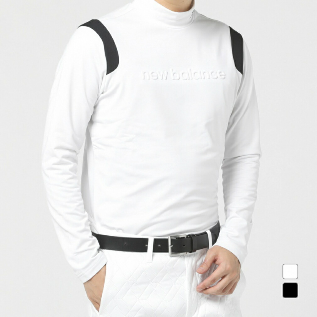 New Balance Golf メンズ 長袖ゴルフポロ (ヘキサゴンプリント） ニューバランス NEW BALANCE ゴルフ ポロシャツ 長袖 ヘキサゴン