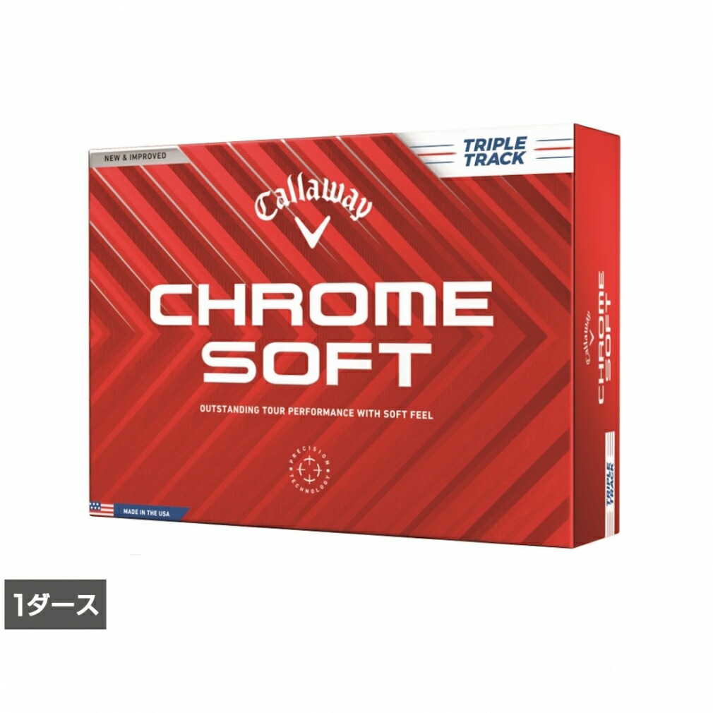 楽天市場】【2ダースパック】Callaway Chrome Soft TripleTrack White