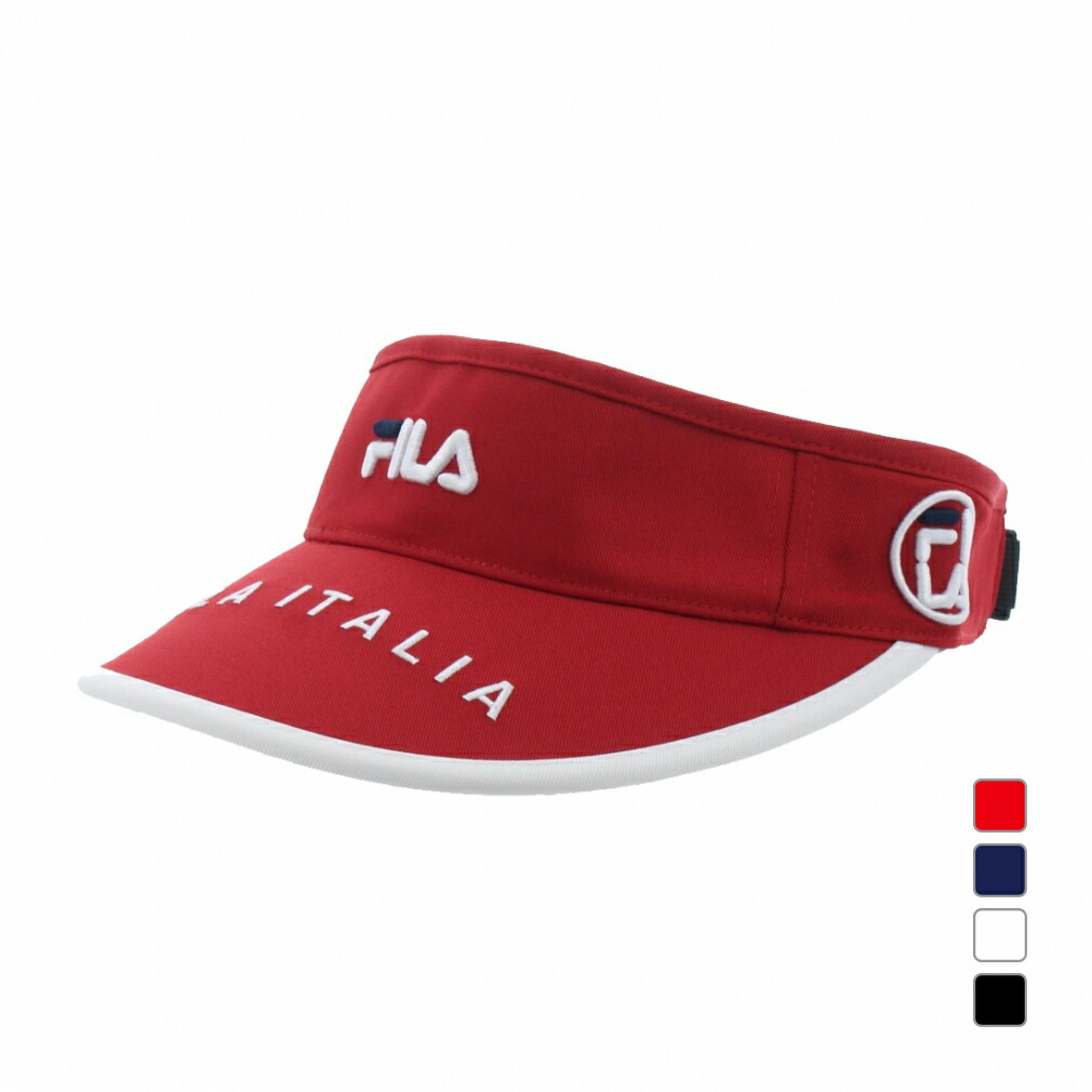 FILA - 値下げ　新品　FILA ポロシャツ　サンバイザー FILA GOLF サンバイザー 「FILA GOLF/フィラゴルフ」レディース
