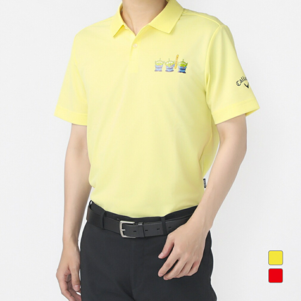 キャロウェイ ゴルフウェア 半袖シャツ 春 夏 TOYSTORY 鬼カノコ半袖シャツ (C23134140) メンズ Callaway画像