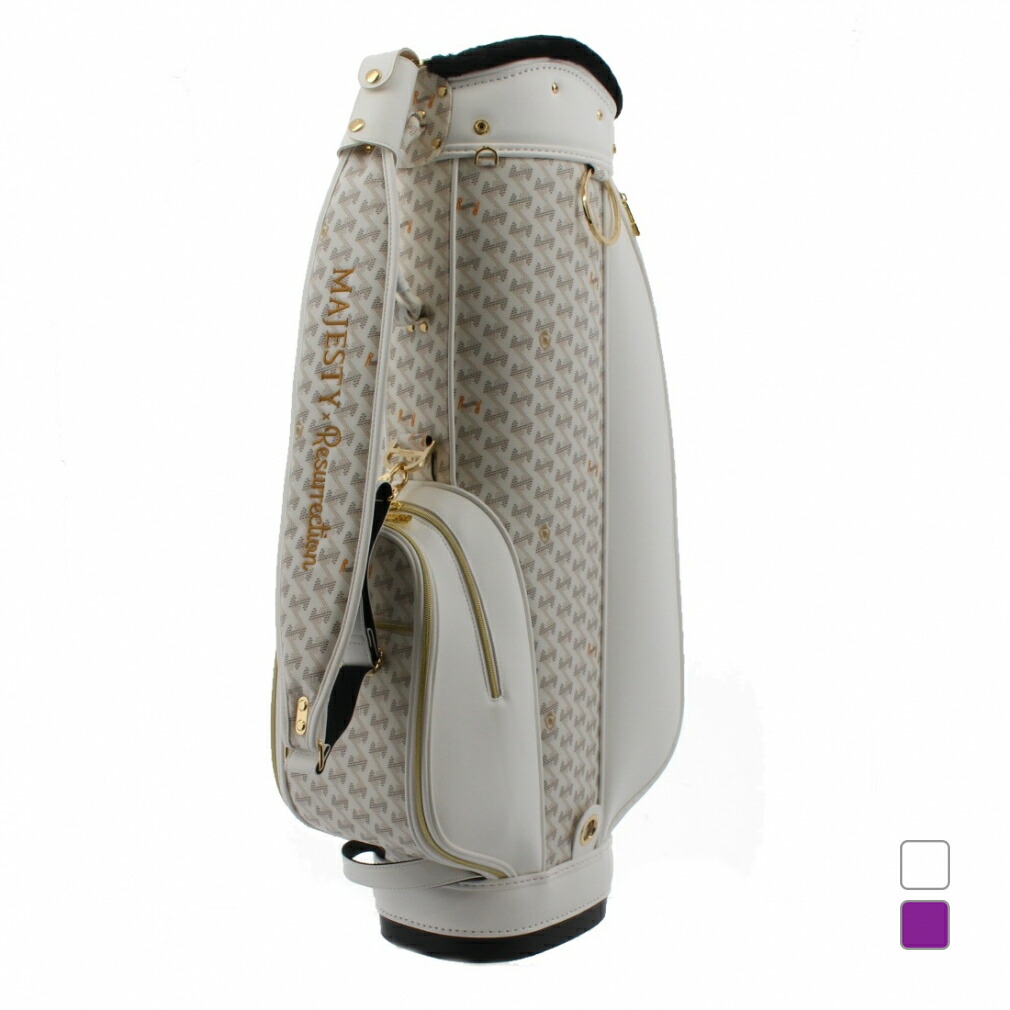 MAJESTY ゴルフバッグ・キャディバッグ ホワイト ホワイトキャディバッグ MAJESTY（ゴルフ） マジェスティ ゴルフ