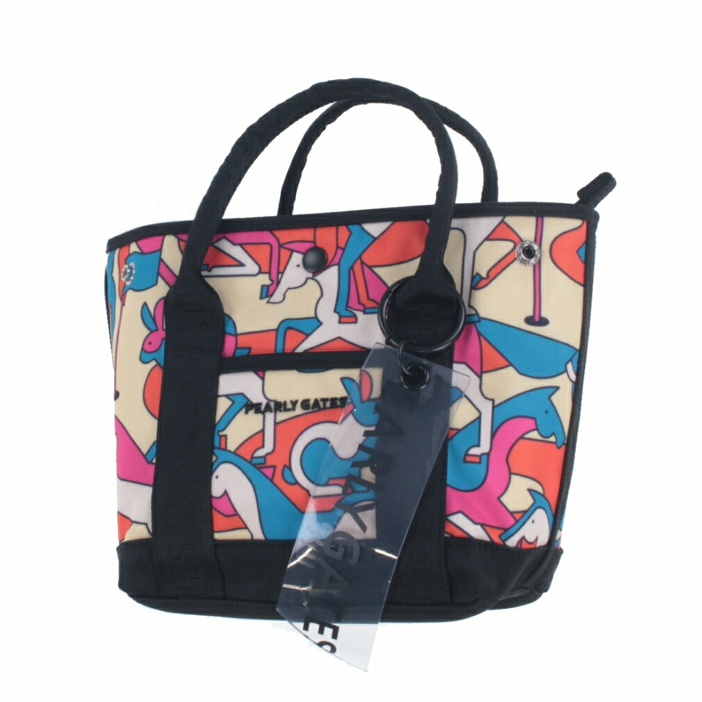 ○★新品未使用　PEARLY GATES　ハードエレキ柄　ミニトートバッグ PEARLY GATES｜パーリーゲイツのトートバッグ通販 - ZOZOTOWN