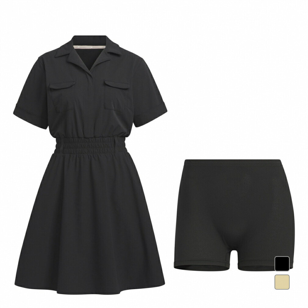 アディダス ゴルフウェア ワンピース レディース S 紺色 UVカット タグ付き アディダス ゴルフウェア ワンピース レディース S 紺色 UV