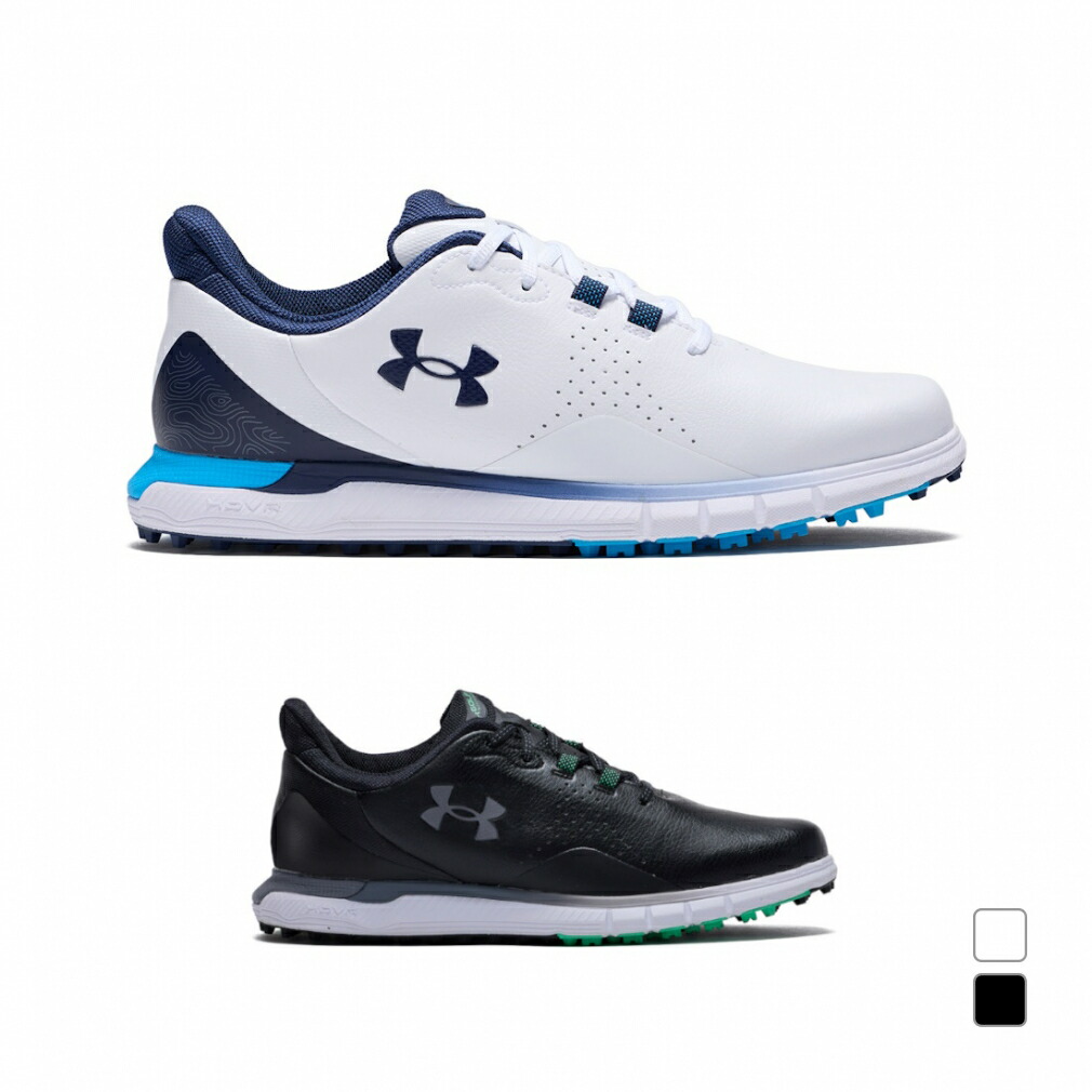 Under Armour ゴルフシューズ ホワイト/ネイビー UNDER ARMOUR アンダーアーマー ゴルフシューズ UAファントム