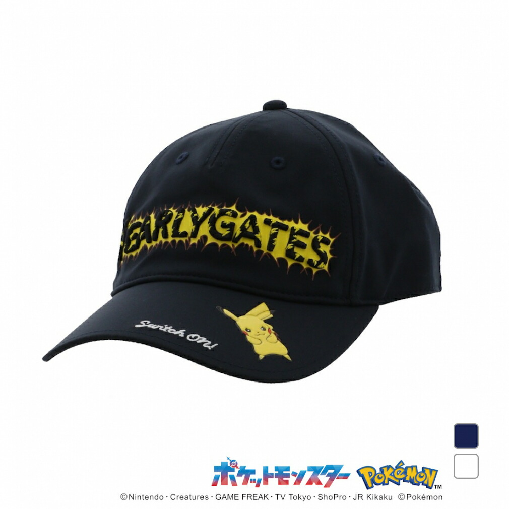 2025春夏！パーリーゲイツ　PEARLY GATES　ポケモン キャップ白 楽天市場】パーリーゲイツ PEARLY GATES ポケモン キャップ