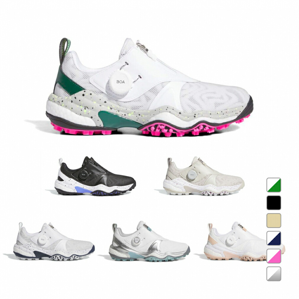 【値下げ】adidas アディダス　ゴルフシューズレディース　スパイク　ボア アディダス adidas adidas アディダス ゴルフ ウィメンズ コード