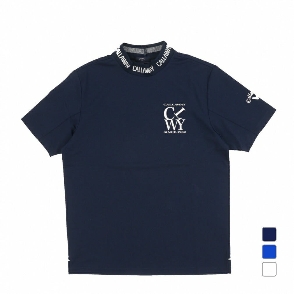 Callaway Callaway シャツ L ブラック モックネック メンズ ゴルフ