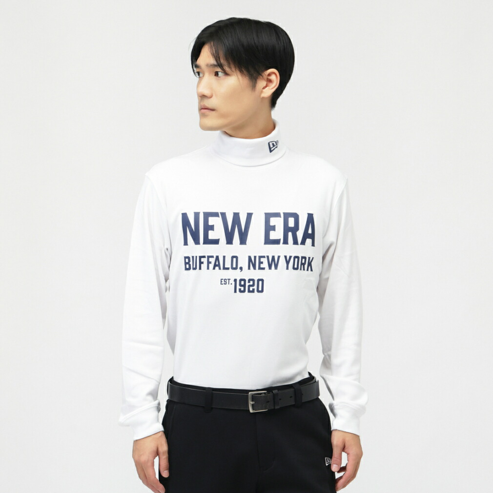 ニューエラ ゴルフウェア 長袖シャツ 秋 冬 GF LS TTL NECK WARM TEE OFF (14669851) メンズ NEW ERA