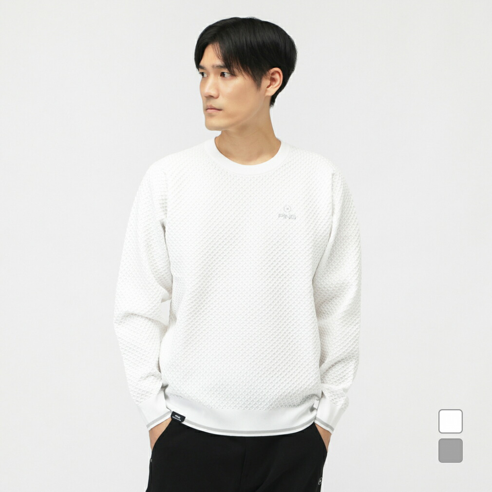 楽天市場】ピン ゴルフウェア 長袖セーター 秋 冬 リバーシブル