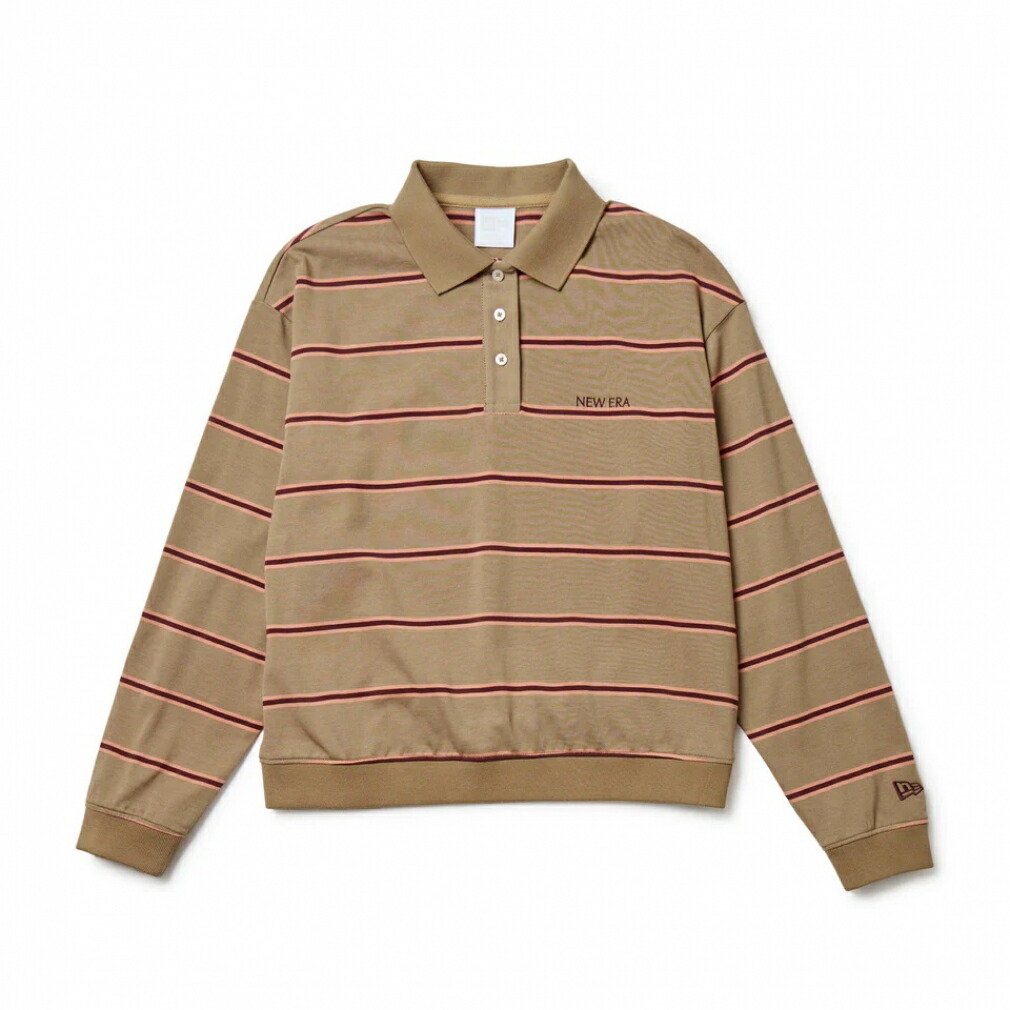 ニューエラ レディース ゴルフウェア 長袖シャツ 秋 冬 GFW LS POLO SHIRT KHA (14669799) NEW ERA