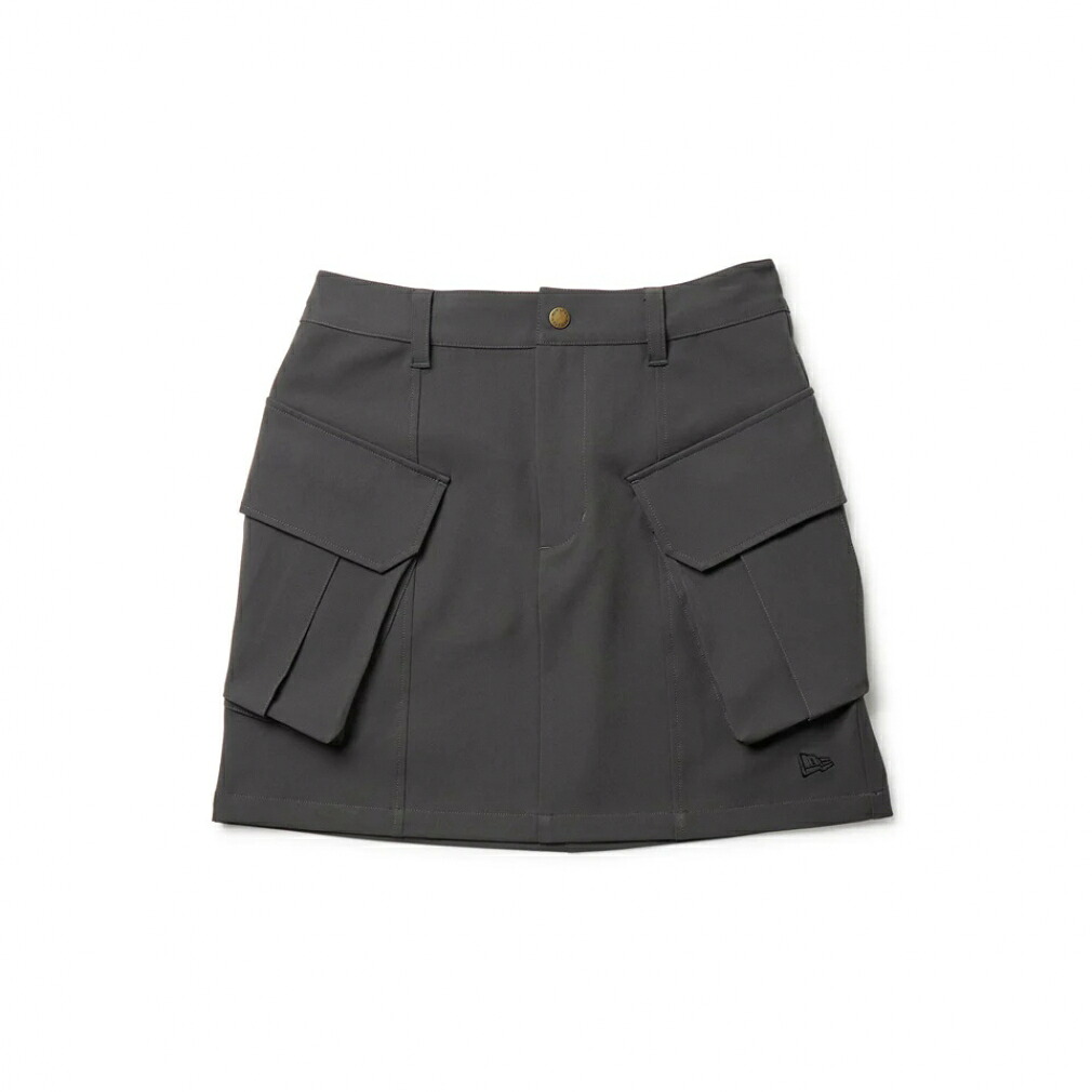 ニューエラ レディース ゴルフウェア スカート 秋 冬 GFW STRETCH CARGO SKIRT CHA (14669793) NEW ERA|GORA店 Supported by GOLF5