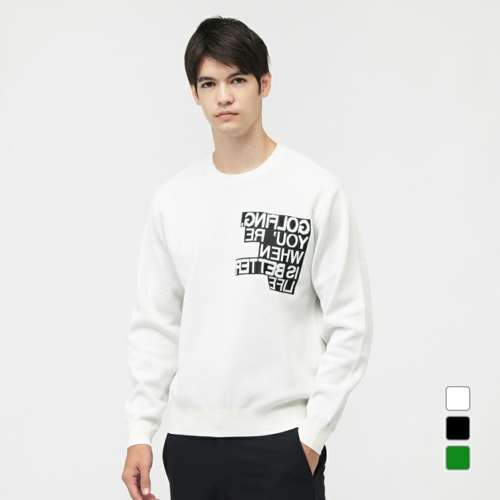 楽天市場】ジャック バニー ゴルフウェア 長袖トレーナー 秋 冬 Ny/Pu