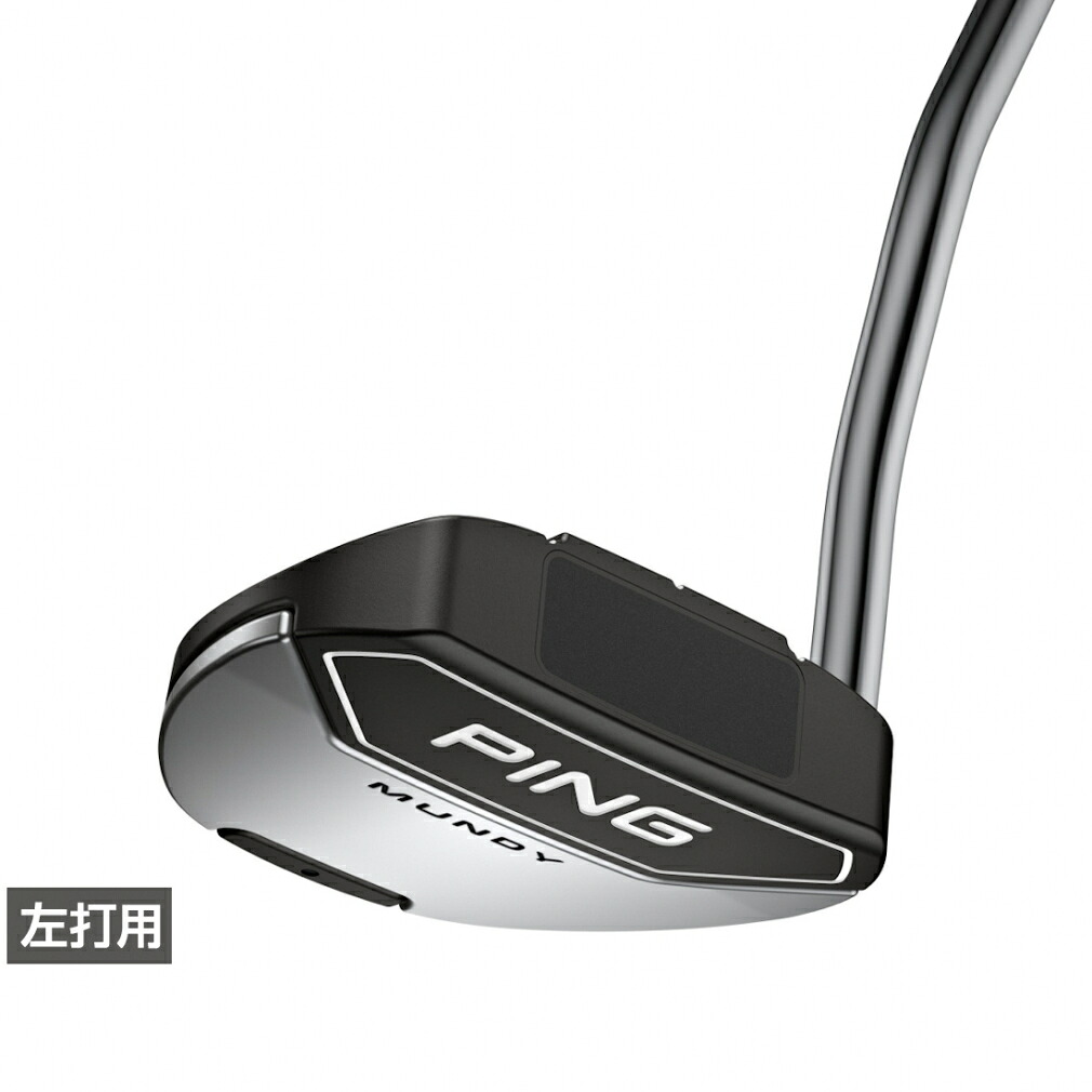 ピン LH 2023 MUNDY 34 BLK PP58 BLK/GREY MID ゴルフ パター 2022年モデル メンズ 左用 PING