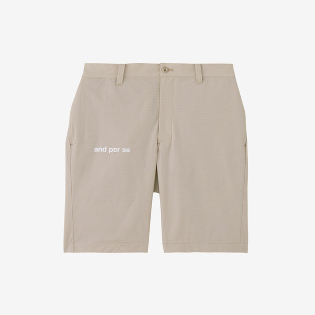 アンパスィ ゴルフウェア ショートパンツ 春 夏 エアリークロス ハーフパンツ (AMS5556E2) メンズ and per se