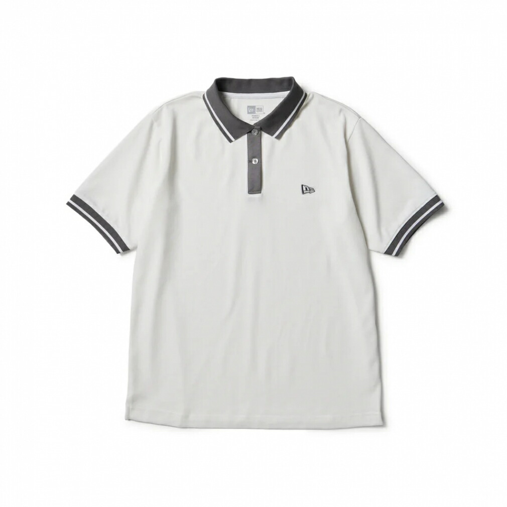 ニューエラ レディース ゴルフウェア 半袖シャツ 春 夏 GFW SS STRIPE COLLAR POLO WHI (14859855) NEW ERA