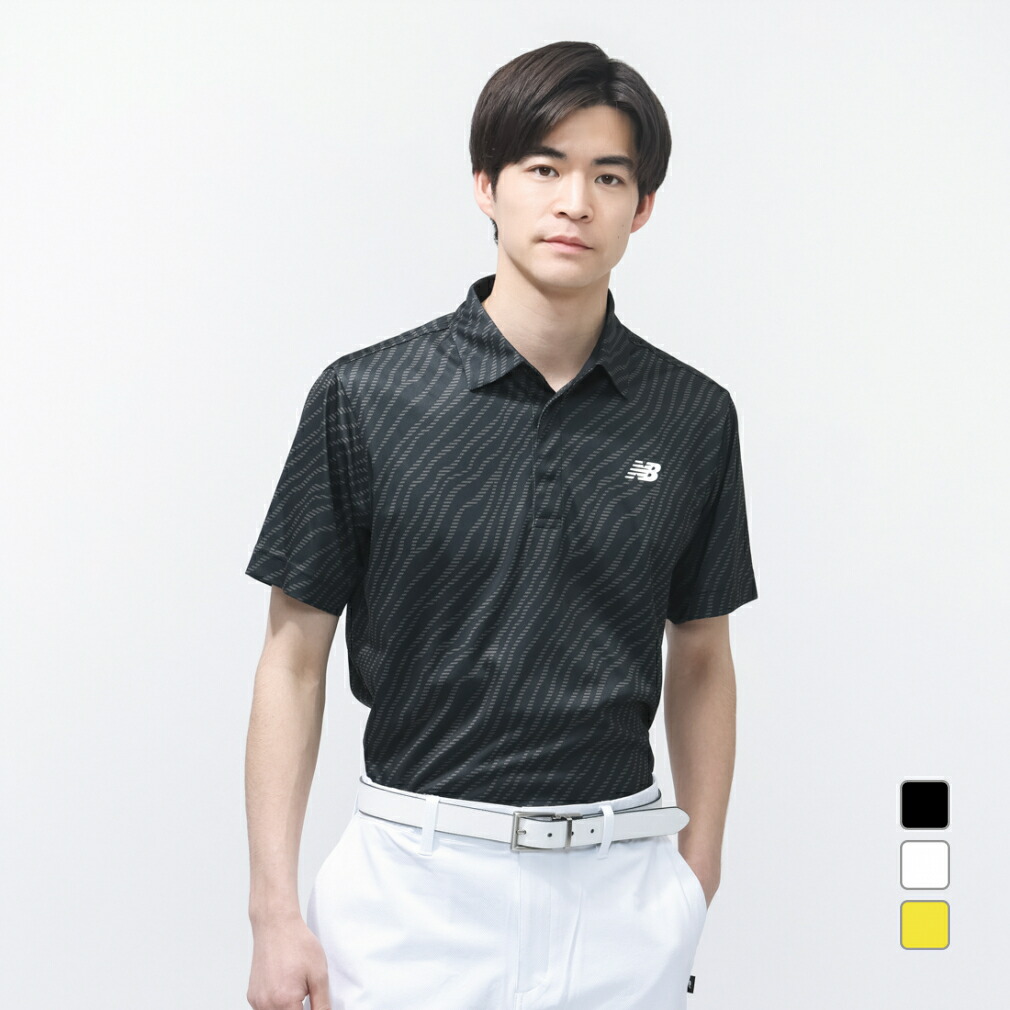 ニューバランス ゴルフウェア 半袖シャツ 春 夏 S/SLEEVE COLLAR SHIRT (0126168005) メンズ New Balance|GORA店 Supported by GOLF5