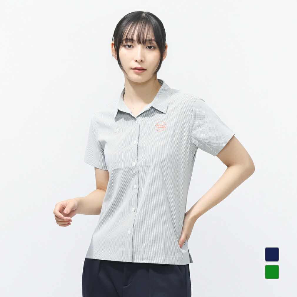 ルコックスポルティフ ゴルフ レディース ゴルフウェア 半袖シャツ 春 夏 フルボタン半袖シャツ (LG6SHS80L) le coq sportif GOLF