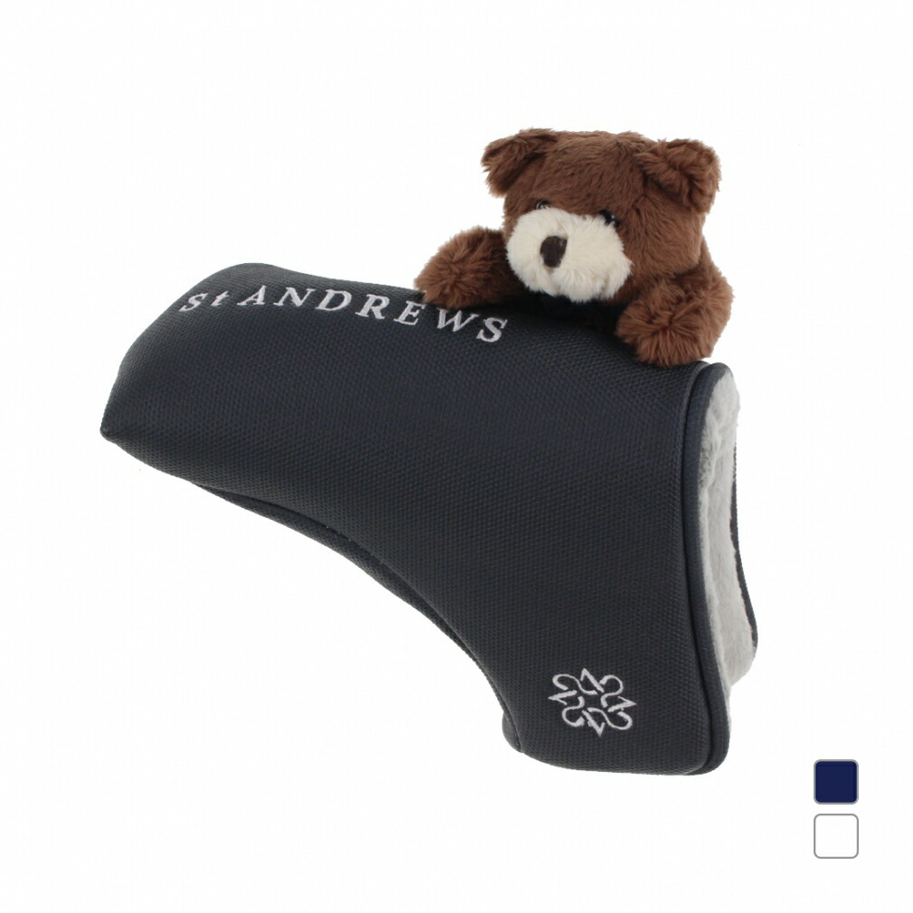 セントアンドリュース パターカバー レディース テディベアパターカバーブレード (0426984313) ゴルフ パターカバー St ANDREWS