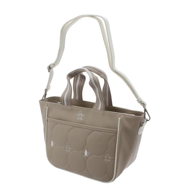 マンシングウェア レディース 【別注】ペンギンドットカートバッグ ストラップ付 (MG6STT45LB) ゴルフ ポーチ Munsingwear｜GORA店 Supported by GOLF5