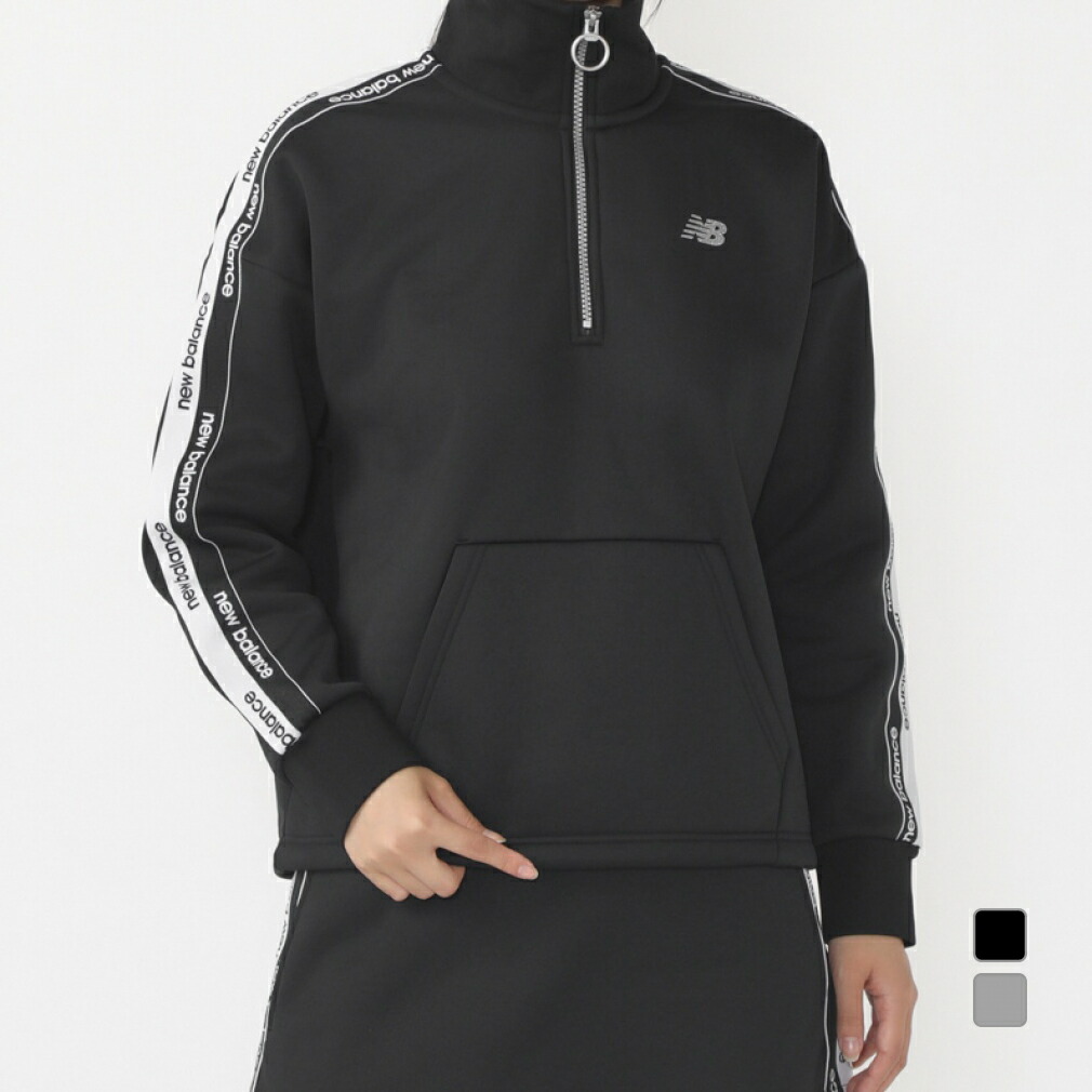 ニューバランス レディース ゴルフウェア 長袖トレーナー 秋 冬 SWEAT HALF ZIP PULLOVER (0124262504) New Balance