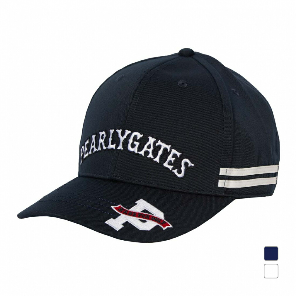 パーリーゲイツ ゴルフウェア キャップ 秋 冬 ベースボールロゴリサイクルツイルCAP (0535287911) メンズ PEARLY GATES
