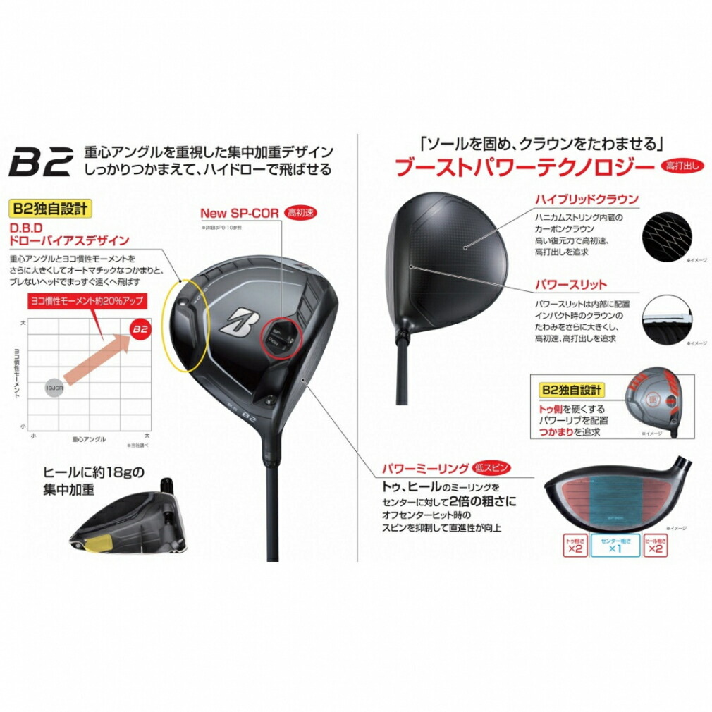 ブリヂストンゴルフB2 フェアウェイウッド Diamana BS50 オリジナルカーボンシャフト 2021 ◇セール特価品◇