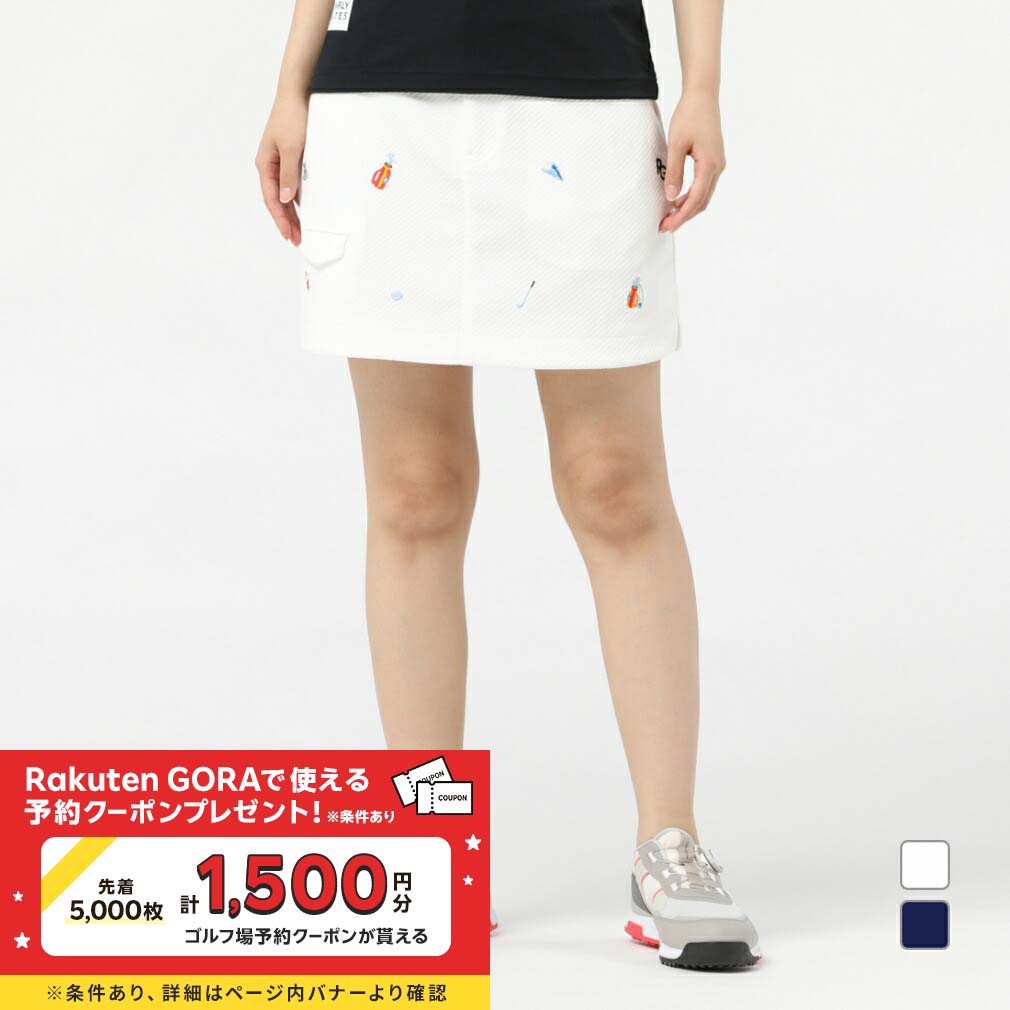 新品未使用 パーリーゲイツ ゼブラ ボーダー プリーツ スカート ゴルフウェア 未使用品 レディース パーリーゲイツ PEARLY GATES スカート 1(M