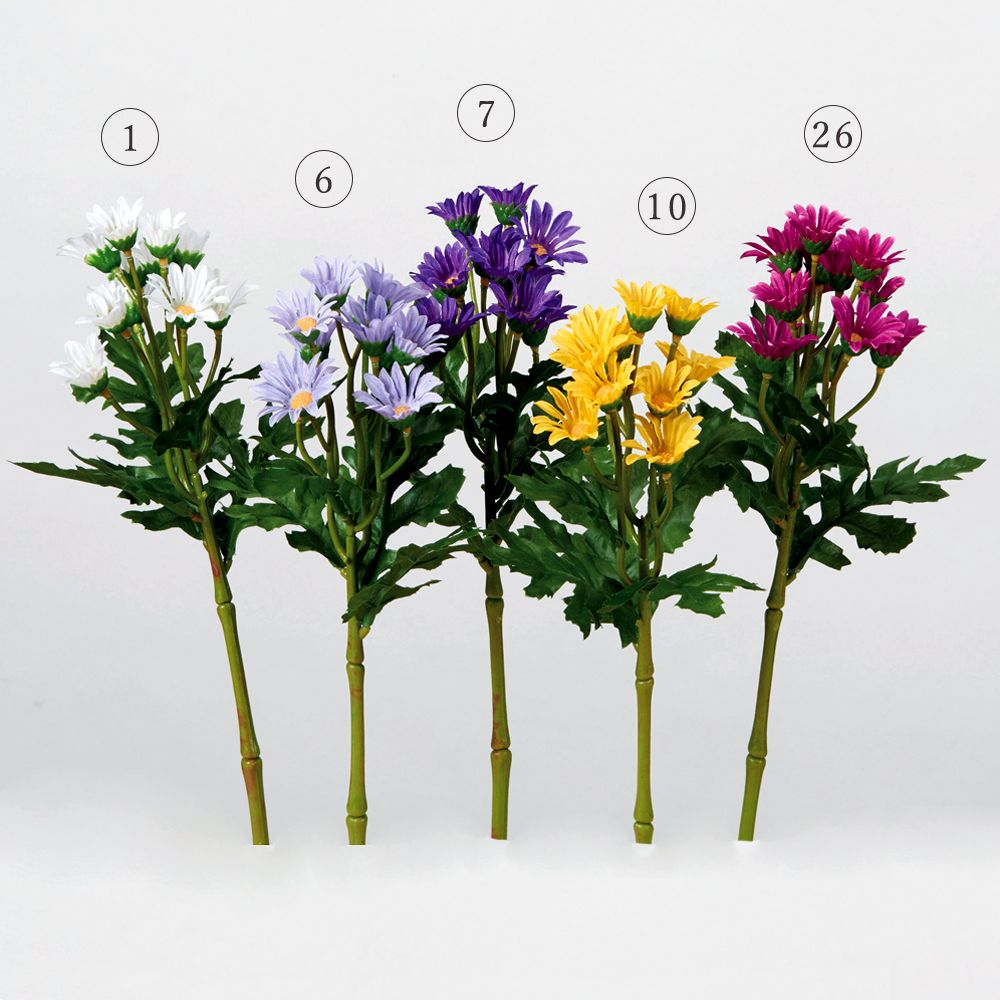 楽天市場】造花 仏花 とりよせ品 菊×2 マム 白 黄 黄色 紫 和 菊