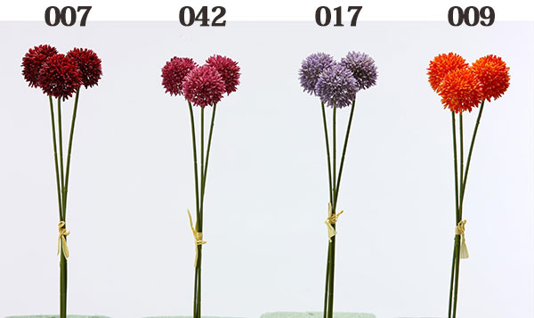 楽天市場 造花 とりよせ品 花びし アリュームバンドル 3本 束 造花 インテリア 造花ドライフラワー専門問屋花びし