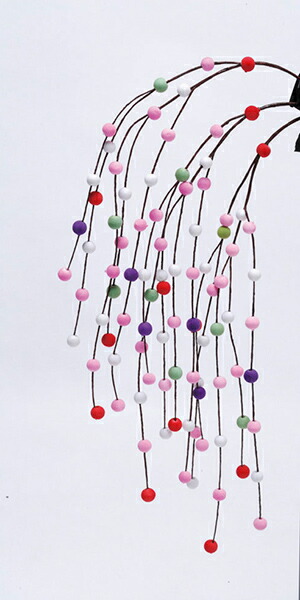 楽天市場 正月 装飾 とりよせ品 Parer 餅玉飾り 餅玉 もち玉 餅玉飾り 造花ドライフラワー専門問屋花びし