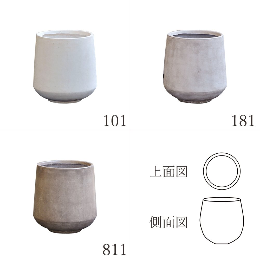 鉢押しかぶせる ポット押しかぶせる 【製造業者直送品】 TERRA-MENT Drop Round 55 16号鉢《代引決済・他商いものと同梱不可》\u003cbr /\u003e \u003cbr /\u003e テラメント セメント質 分かりやすい シンプルモダン 赤 CLAY 粘土