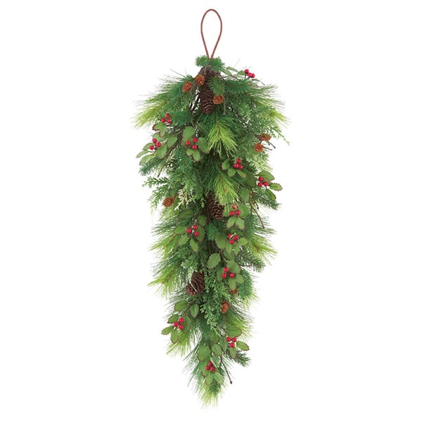 TMKクリスマスリース 25cm クリスマスリース 25cm シルバー ドライフラワーのリース 32M