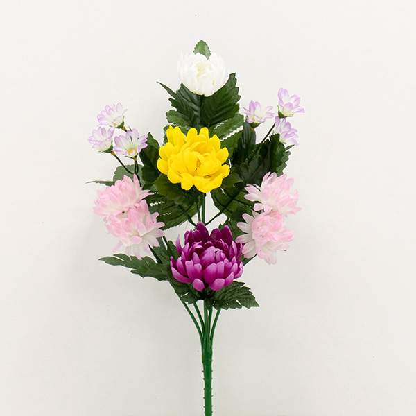 《 造花 仏花 》◆とりよせ品◆花びし 仏花・撫子(ラップ付) ミックス造花仏花 お供え花 供花 墓花 盆花 お盆 お彼岸 お葬式 お悔やみ花 仏事 フューネラル フェイク仏花 暑さに強い 枯れない 花材
