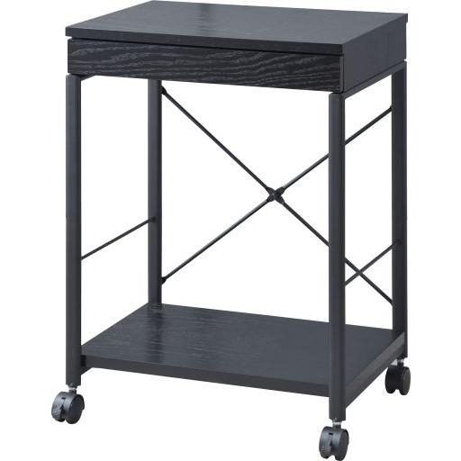 東谷(あずまや) デスクワゴン ブラック END-330BK【メーカー直送品】