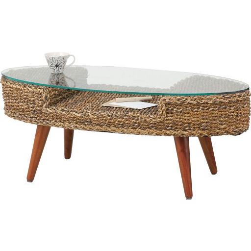 楽天市場】東谷(あずまや) オーバルテーブル ブラウン LE-454WAL