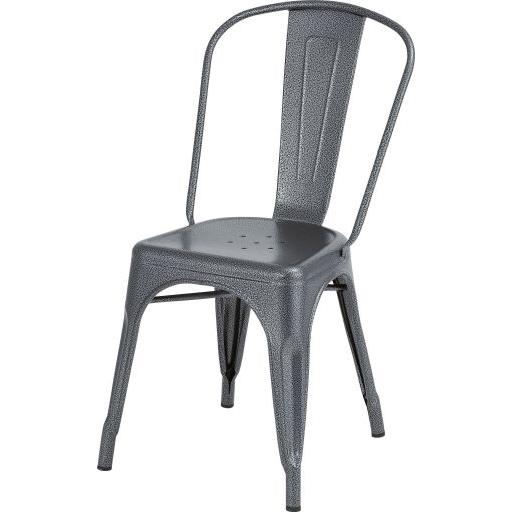 【4ヶセット】東谷(あずまや) クレール チェア ブラック PC-133BK【メーカー直送品】