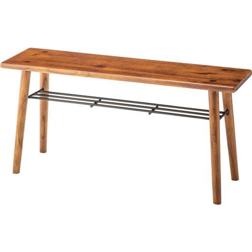 楽天市場】【メーカー直送】東谷 ベンチ ライトブラウン NX-934