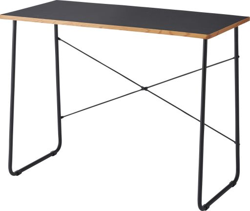 【2ヶセット】東谷(あずまや) デスク ブラック END-402BK【メーカー直送品】