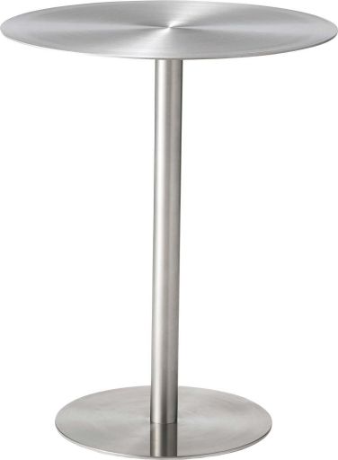 東谷(あずまや) カフェテーブル ラウンド シルバー PF-105SV【メーカー直送品】