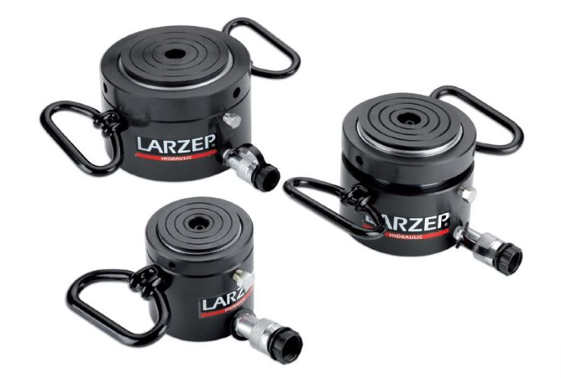 ラーゼップ 単動パンケーキシリンダ ロックナット チルトサドル 250トン ストローク:45mm CTX25004